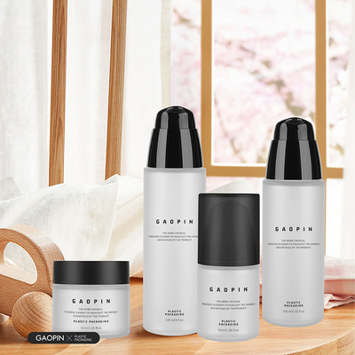 مخصص 50/100 / 120ml متجمد الحيوانات الأليفة واقية من الشمس غسول مستحضرات التجميل التعبئة والتغليف زجاجة بلاستيكية والجرار
