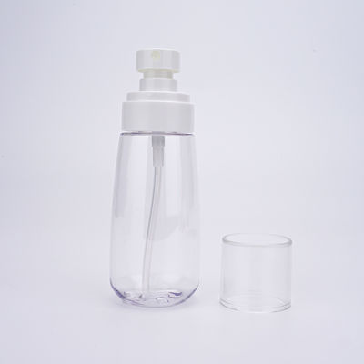 PETG 80ml 100 ml زجاجة رذاذ ضباب ناعم مع غطاء غبار شفاف