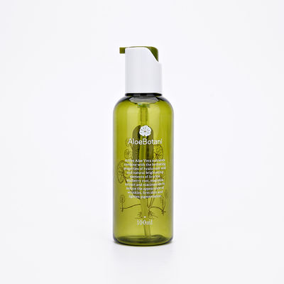 زجاجة محلول بلاستيكي أخضر فاتح 50 مل مجموعة جرة وزجاجات مستحضرات التجميل PETG