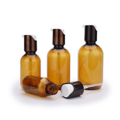 30 مل 60 مل 130 مل زجاجة محلول بلاستيك العنبر طباعة الشاشة الملونة