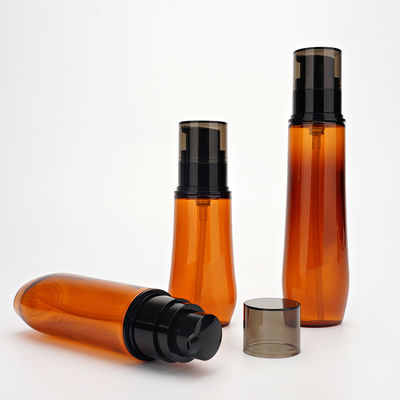زجاجة كريم PET Lotion مع مضخة 50 مل 80 مل 110 مل زجاجة محلول بلاستيك