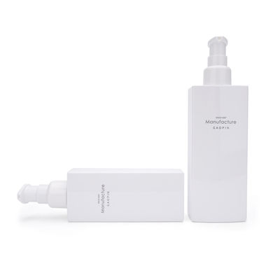 White Square 100ml 120ml 150ml 200ml حاوية زجاجة محلول بلاستيك للعناية ببشرة الوجه
