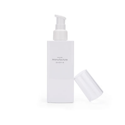 White Square 100ml 120ml 150ml 200ml حاوية زجاجة محلول بلاستيك للعناية ببشرة الوجه